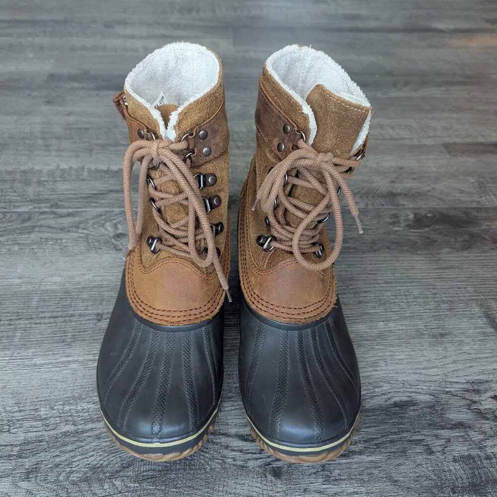 Sorel Authentic Waterproof Duck Boots W9.5 Mid-Calf